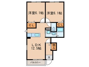 アミティエの物件間取画像